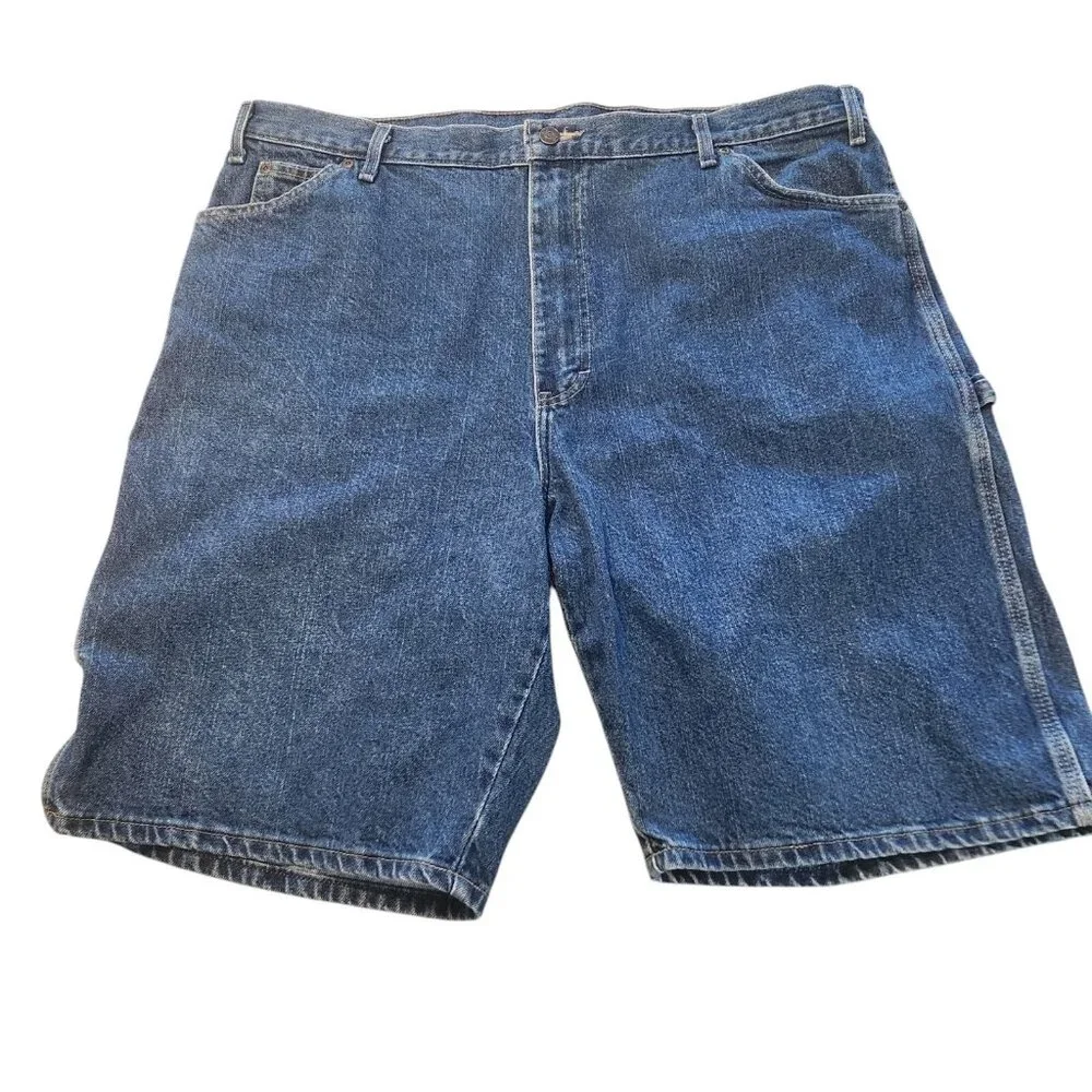 Dickies Denim Carpenter Shorts Relaxed Fit Stretch Skater Mens Size‎ 42 EUC